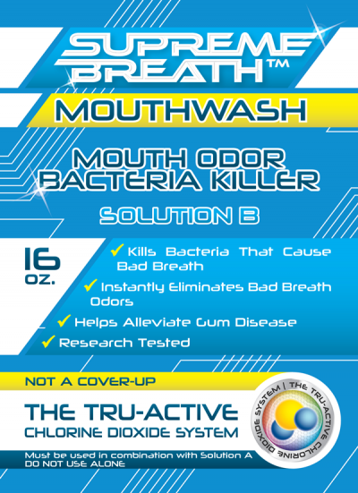 supreme breath active chlorine dioxide mouthwash
